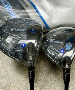 Callaway Paradym Ai Smoke MAX Driver, 3-Wood Set RH Regular Flex w/ Covers.