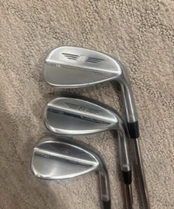 RH Titleist Vokey Sm10 Tour Chrome Wedge Set.